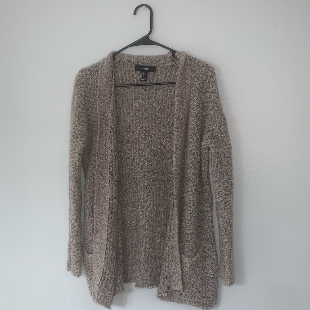 Forever 21 fleece cardigan